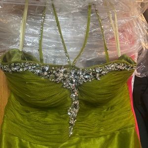 Night scene size XL homecoming dress